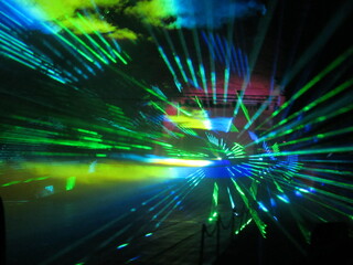 Lasershow in Merkers