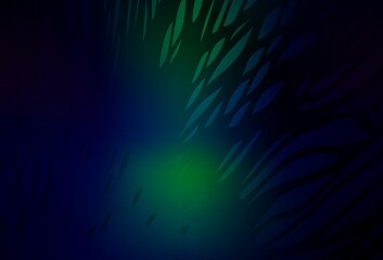 Dark Blue, Green vector colorful abstract texture.