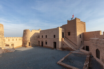 Interior of the Fujairah Fort, United Arab Emirates