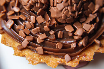 chocolate cake with nuts