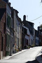 street in the city St Valery in France 