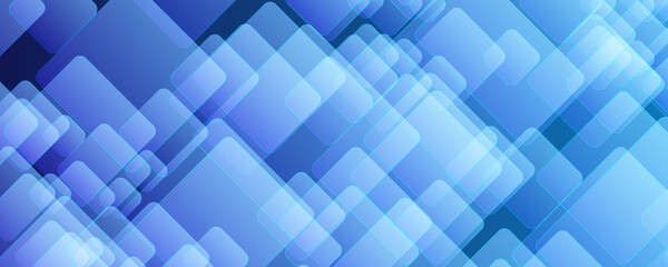 blue white abstract background. Futuristic background. Abstract white square shape with futuristic concept background