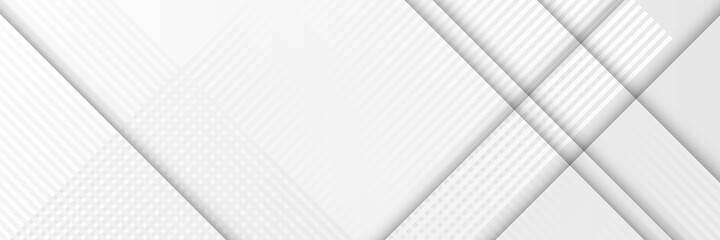 Obraz premium Abstract grey hi-tech polygonal corporate background. Vector stripes minimal light design. Abstract geometric white and gray color elegant background. vector illustration 