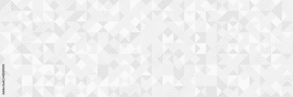 Poster white square pattern. white silver geometric universal background for business presentation . abstra