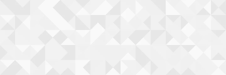 Photo sur Plexiglas Pour elle Motif carré blanc. Fond universel géométrique argenté blanc pour la présentation d& 39 entreprise. Modèle sans couture élégant abstrait. BG triangulaire vide minimaliste. Couverture monochrome en demi-teinte. 2021