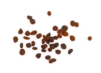 raisins isolated on white background
