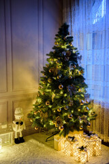 Christmas tree and gifts