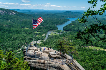 Much of the beauty you will see from hiking to the top of Chimney Rock