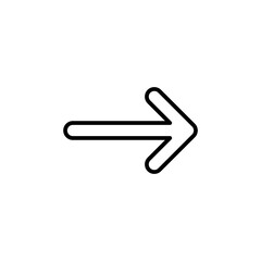 Arrow icon vector. Arrow symbol. Arrow sign for your web design.