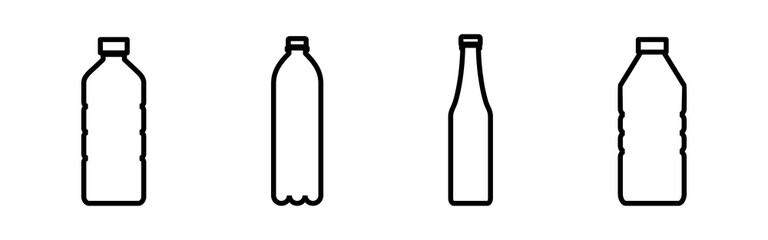 Bottle icon vector. bottle vector icon