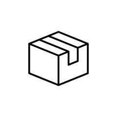 Box icon vector. box vector icon, package, parcel