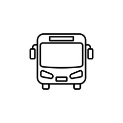 Bus icon vector. bus vector icon