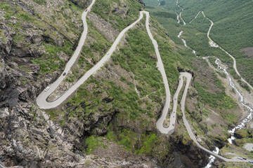 Pass road to Trollstigen