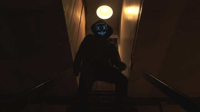 Creepy Ghost Scare In Haunted House