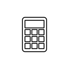 Calculator icon vector. Accounting calculator icon. calculator vector