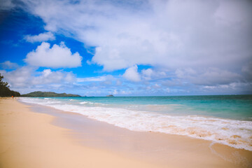 Makapuu beach park, East Oahu coast, Hawaii