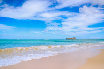 Makapuu beach park, East Oahu coast, Hawaii