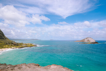 Makapuu lookout, East oahu coast, Hawaii