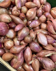 Shallots at the market