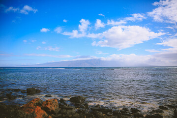 Shipwreck Beach，kaiolohia, Lanai island, Hawaii	