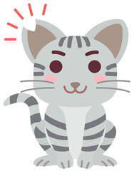 去勢手術と耳カットをした地域猫の男の子