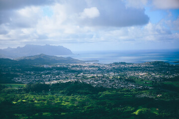 Nuuanu Pali Lookout, Oahu, Hawaii