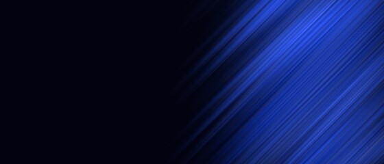 science, futuristic, energy technology concept. Digital image of light rays, stripes lines with blue light, speed and motion blur over dark blue background