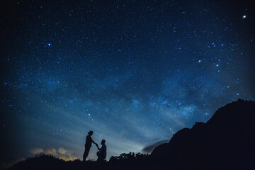 Starry Milky Way, Oahu, Hawaii - 403920885
