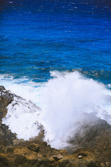 Halona Blowhole Lookout, East Honolulu coastline, Oahu, Hawaii