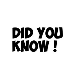 bubble banner did you know concept illustration