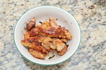Home made sauce fried chicken