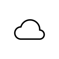 cloud icon vector. cloud vector icon