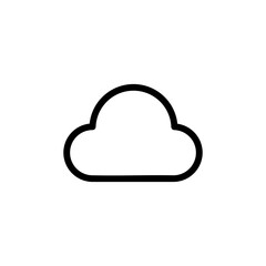 cloud icon vector. cloud vector icon