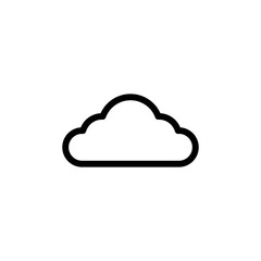 cloud icon vector. cloud vector icon