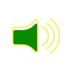 Audio speaker sound icon