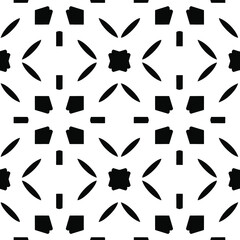 Black and white texture. Abstract seamless geometric pattern. 