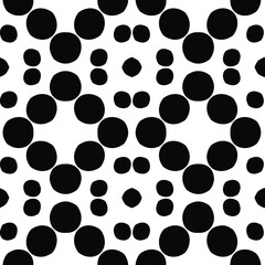  Black and white texture. Abstract seamless geometric pattern. 