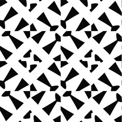  Black and white texture. Abstract seamless geometric pattern. 
