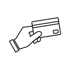 Credit card icon vector. Credit card payment icon vector