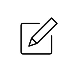 Edit icon vector. edit document icon. edit text icon. pencil. sign up