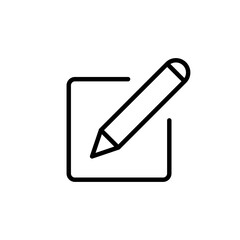 Edit icon vector. edit document icon. edit text icon. pencil. sign up