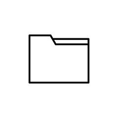 Folder icon vector. folder vector icon