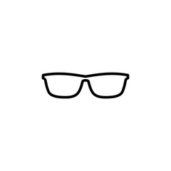 Fototapeta premium Glasses icon vector. Glasses vector icon