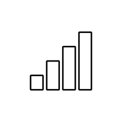 Growing graph Icon. Chart icon. diagram icon