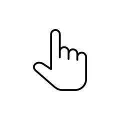 Hand icon vector. hand vector icon, palm