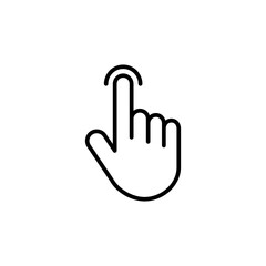 Obraz premium Hand cursor icon. cursor icon vector. hand cursor icon clik