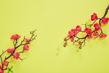 Flowers Chinese New Year decoration