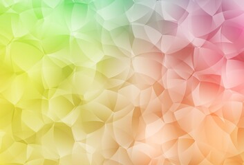 Light Green, Red vector pattern with random forms.