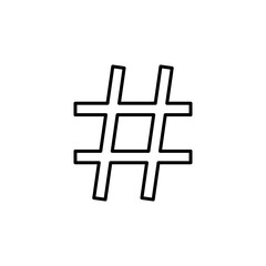 Obraz premium Hashtag icon vector. hashtag symbol