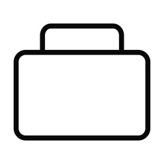 business briefcase icon vector
